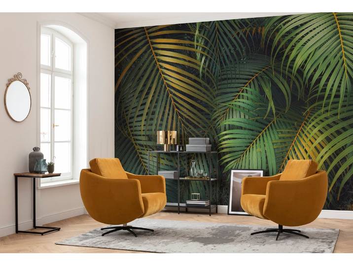 Fototapete KOMAR Digitaldruck Vlies - Amazon Fern - Größe 400 x 250 cm , grün, Rollen: 1, Vlies, Tapeten, Fototapete, Wohnzimmer, Schlafzimmer