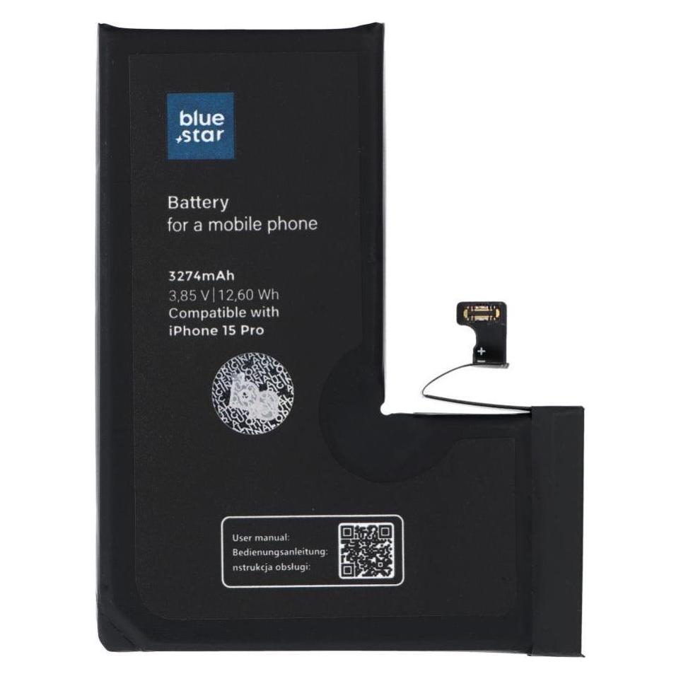 BlueStar Battery Blue Star BLUE STAR HQ battery for IPHONE 15 Pro 3274 mAh (57327470)