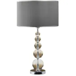 Tischleuchte SOLID BALLS ONE, grau, H:43cm