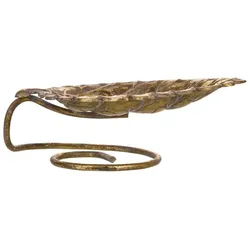 DEKORATIVE FIGUR aus Metall, golden, 24x14x8cm
