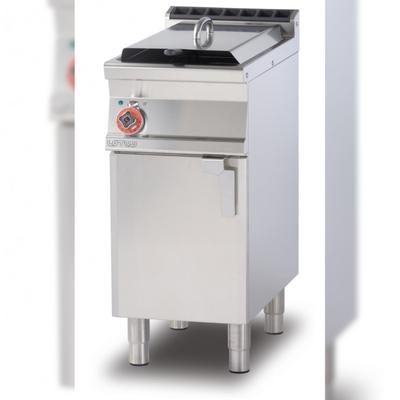 Redcook Elektrische Friteuse 1 Becken 18 LT. Struktur aus rostfreiem Stahl. Abmessungen 40x70,5 h 90 cm. Modell F18-74ET