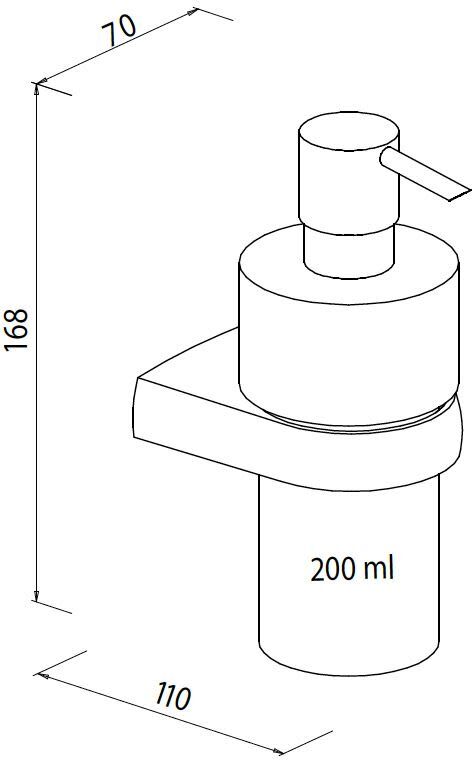 Bravat Metasoft Flüssigseifenspender 200 ml