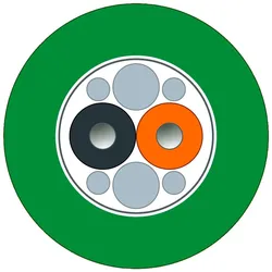 Siemens 6XV1874-2B POF Trailing Cable 980/1000, mit polyoptischen Fasern, UL, Meterware 6XV18742B  - 20 Meter