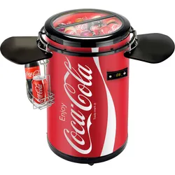 COCA-COLA Party Cooler, 50L, 4 Laufrollen, LED-Display