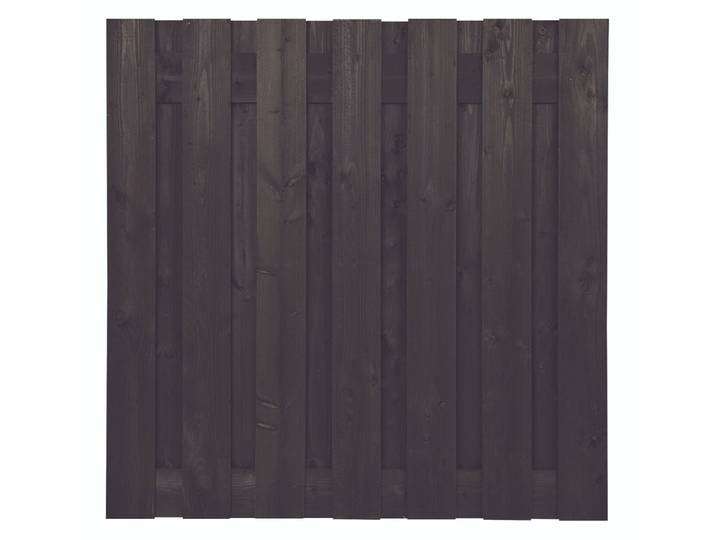 Intergard Zwarte schutting Douglas 180x180cm
