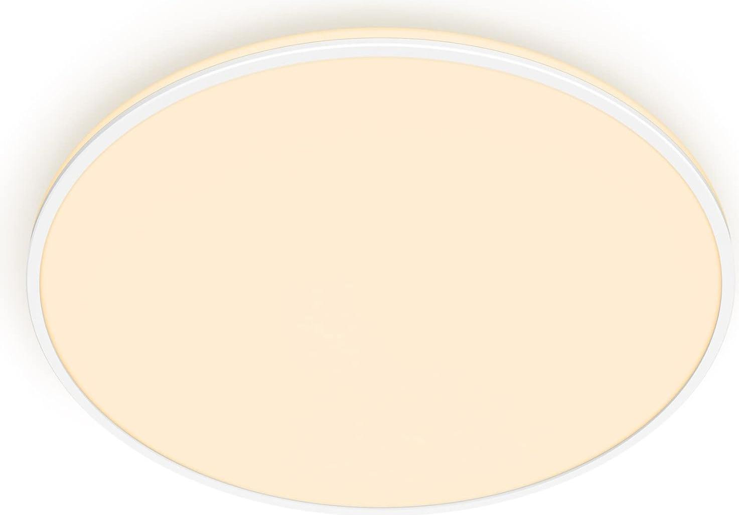 Philips Ozziet Functionele Plafondlamp, Wit, LED, 36 W, 3900 lm, 2700 K, Warm Wit, IP20