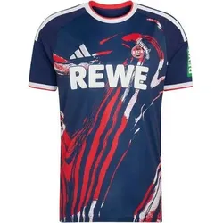 ADIDAS Herren Sweatshirt FC Köln Fußballtrikot, Größe XS in Blau Blau