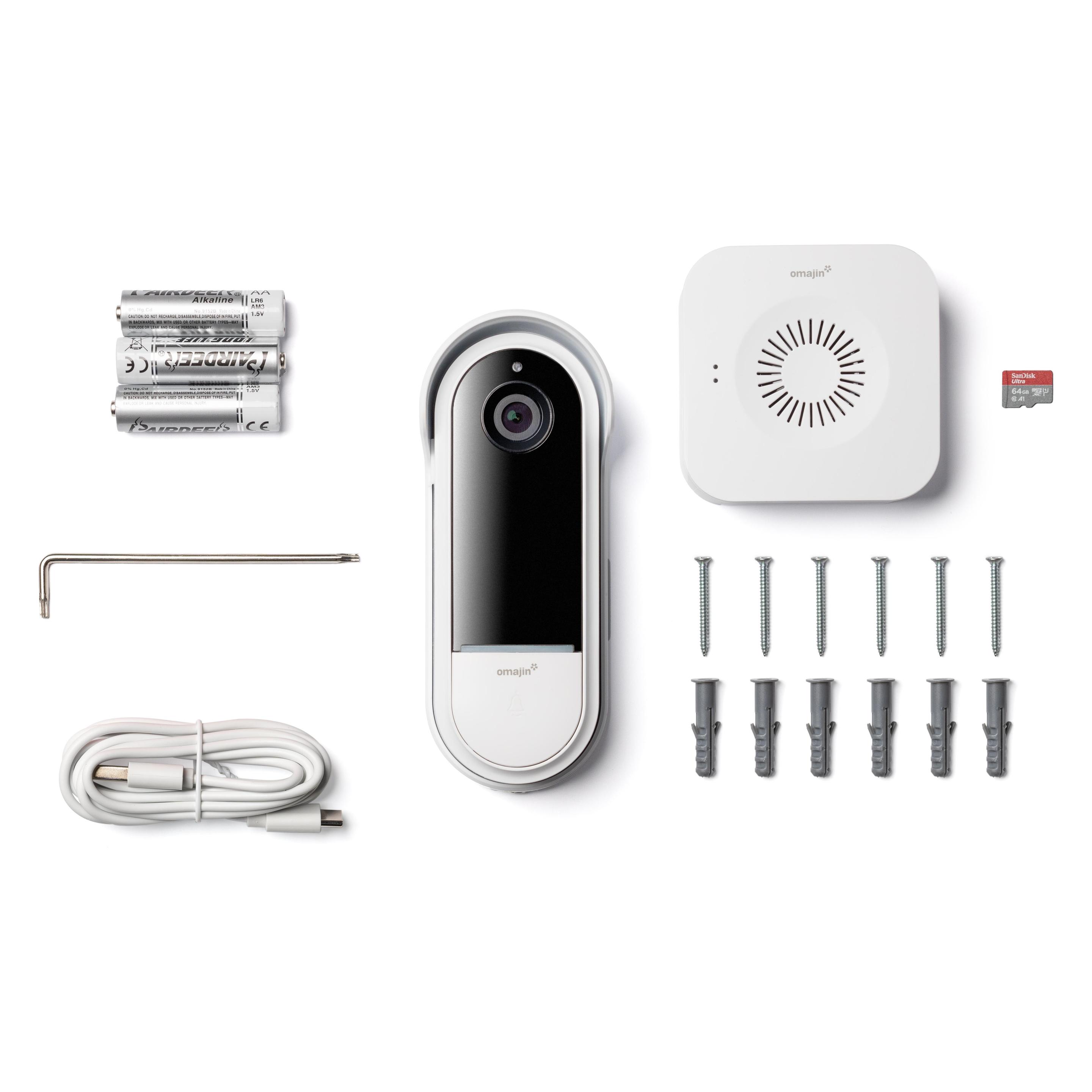 Omajin Videotürklingel (Kabellos, WLAN) (OMA-OVD-01-EU)