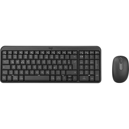 Logitech MK250 Cordless Desktop Grafit Tastatur Set kabellos DE