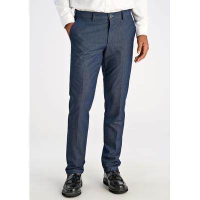 Anzughose LINDBERGH "Anzughose Modern Fit", Herren, Gr. 50, blau (blau mel), Obermaterial: 62% Polyester, 32% Viskose, 6% Elasthan. Futter: 98% Polyester, 2% Elasthan, meliert, normal, Hosen Anzughose