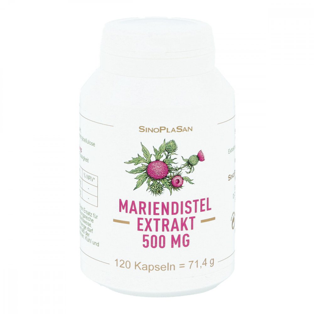 SinoPlaSan GmbH Mariendistel Extrakt 500 mg Mono Kapseln 16801067