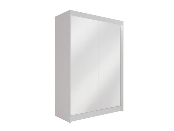 KLEIDERSCHRANK AMOHA mit LED - 120 cm - Weiß