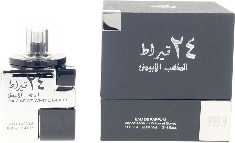 Lattafa 24 Carat White Gold eau de parfum vaporizador 100 ml