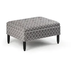 Fußhocker LARRY, grau