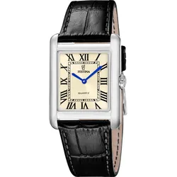 Festina Quarz Herren On the square F20771/2 - gold,schwarz - 31mm