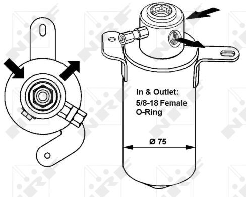 Nrf Trockner, Klimaanlage Easy Fit 33039 Für Mercedes