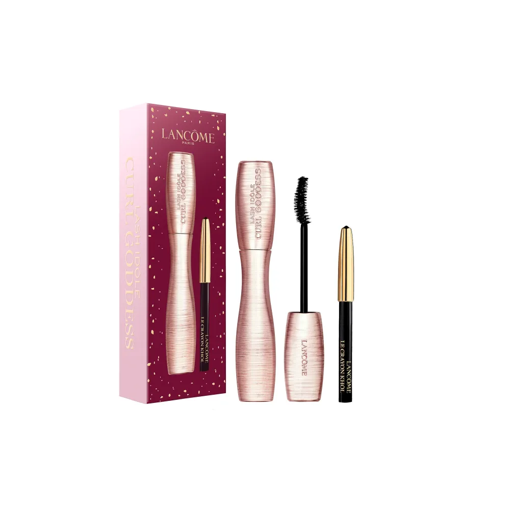 LANCÔME - Coffret Lash Idôle Curl Goddess Coffret Maquillage Mascara Lash Idôle Curl Goddess + Mini crayon Khôl noir - Kapao Parfumerie en ligne française