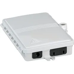 EFB FTTH-BOX-OUT-4 FTTH IP65 Anschlussbox für 4Fasern, 2Kupplungen und Faserüberlängenaufnahme FTTHBOXOUT4