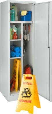 Schäfer Shop Pure Putzmittelschrank, H 1935 mm + GRATIS Aufsteller "Rutschgefahr"