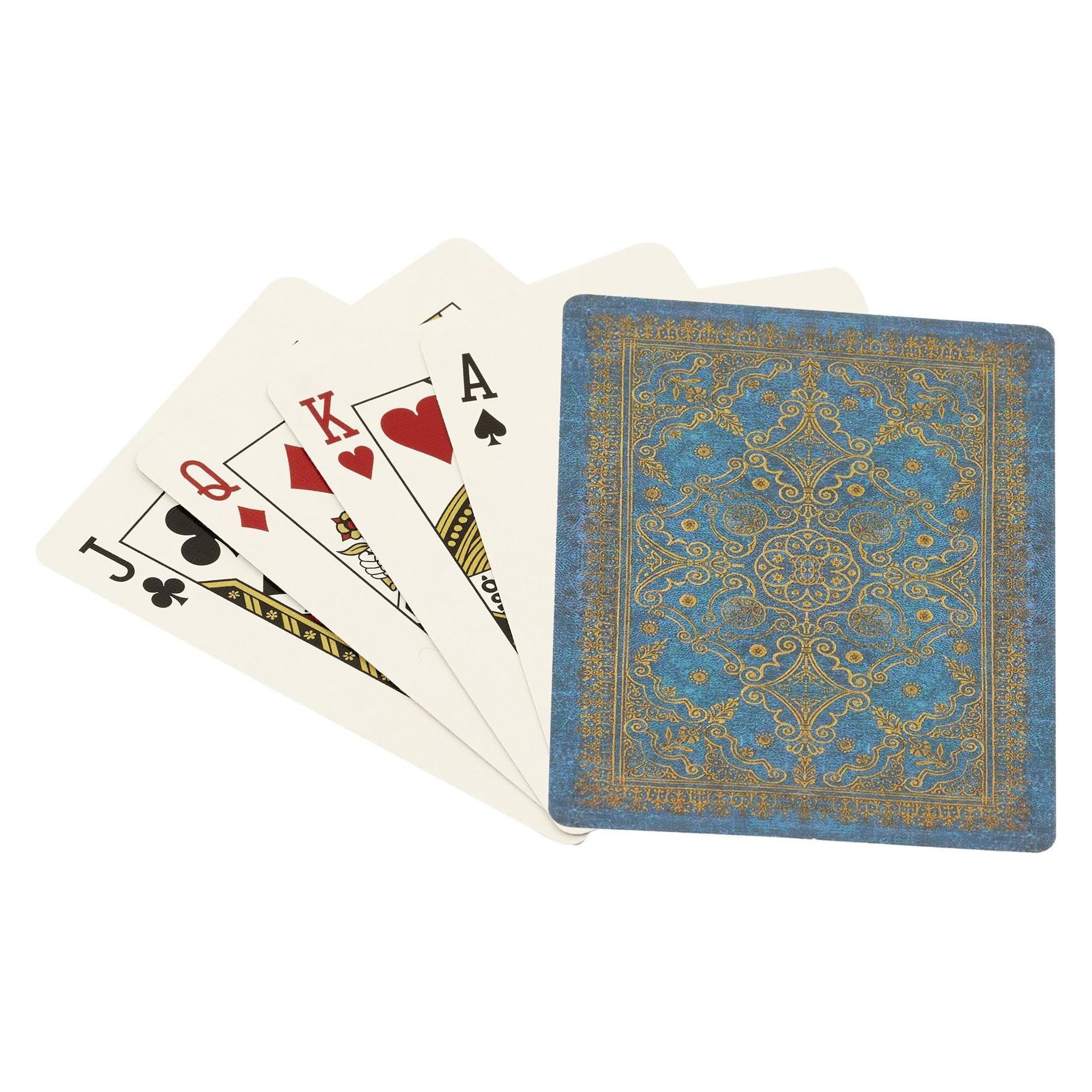Paperblanks Azure Playing Cards Standard Deck (Deutsch) (37767688)