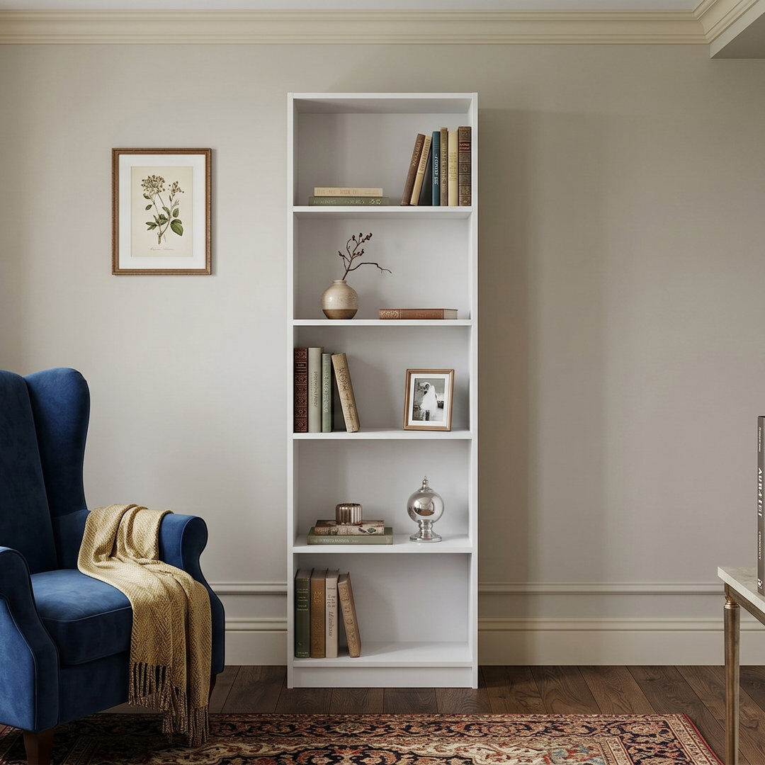 Brayden Studio 182 cm H Bookcase White R40