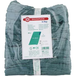 NOBAMED Bauchtuch Grün Vorgewaschen o. Schlaufe 20 Stk.