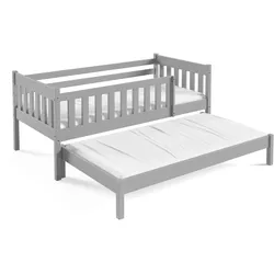 KINDERBETT STELLA 80x160 cm Hellgrau
