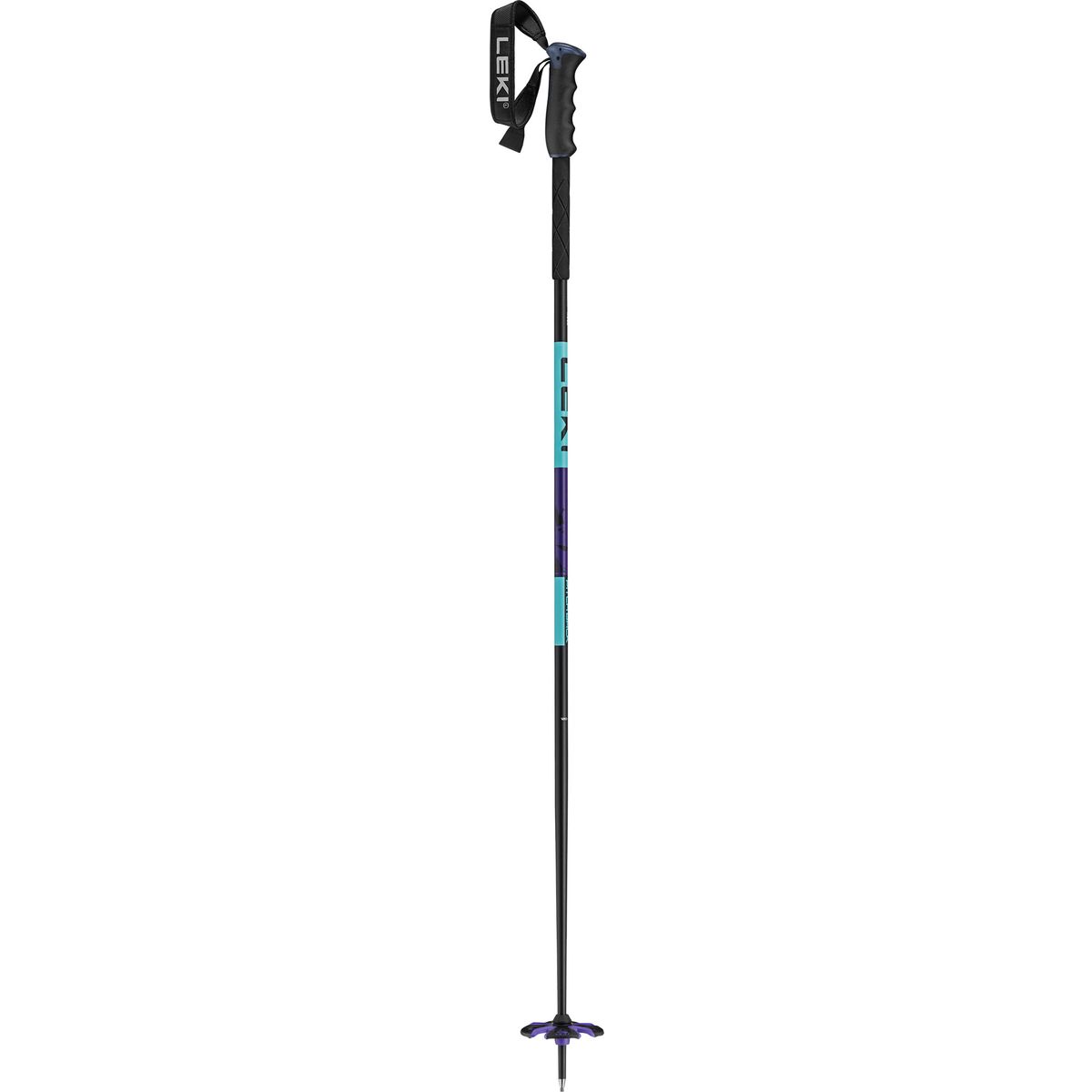 LEKI Pitch Back black-mint-bright violet (1) 135 cm 65647201135