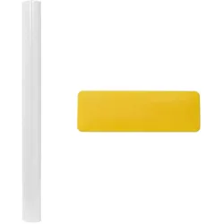 vidaXL, Fensterfolie, Fensterfolien 4 Stk. Matt Jalousien-Muster PVC (500 x 60 cm)