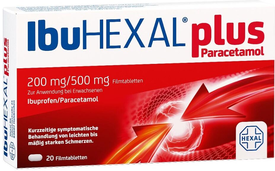 IbuHEXAL® plus Paracetamol 200 mg/500 mg