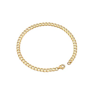 Goldarmband FIRETTI "Schmuck Geschenk Gold 585, Panzerkette Armkette" Gr. 19, gold (gelbgoldfarben), Armbänder, Damen, 19, Gelbgold 585, Goldarmband, Made in Germany, Topseller
