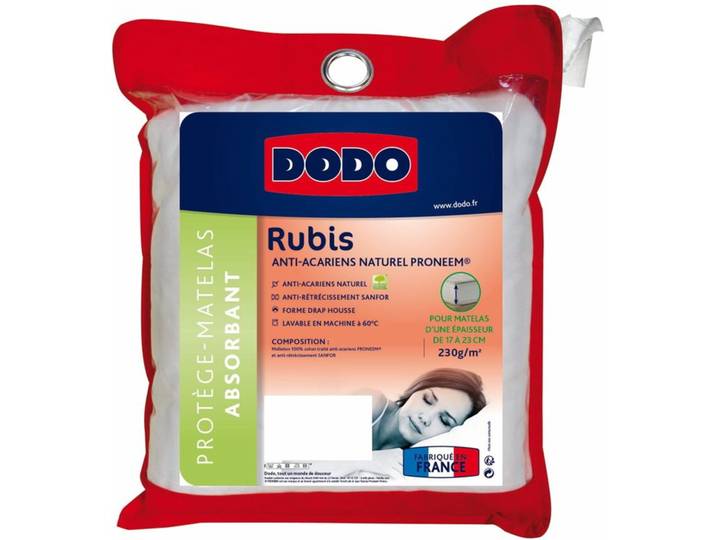 Protège matelas 2x80x200 cm DODO RUBIS