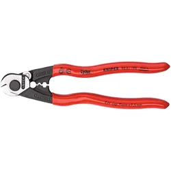 Knipex, Bolzenschneider + Seitenschneider, Drahtseilschere-Set: Schere für Drahtseile, Bowdenzüge & Bowdenzughüllen bis 6m von