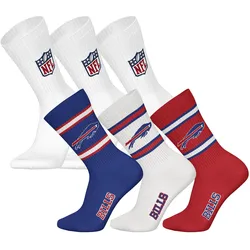 NFL 6Pack Crew Socks Unisex Socken