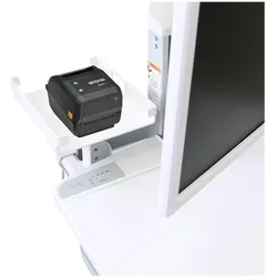 Ergotron Montagekomponente (Klammer, Regal) für Drucker (1.40 kg), Monitor Halterung, Weiss