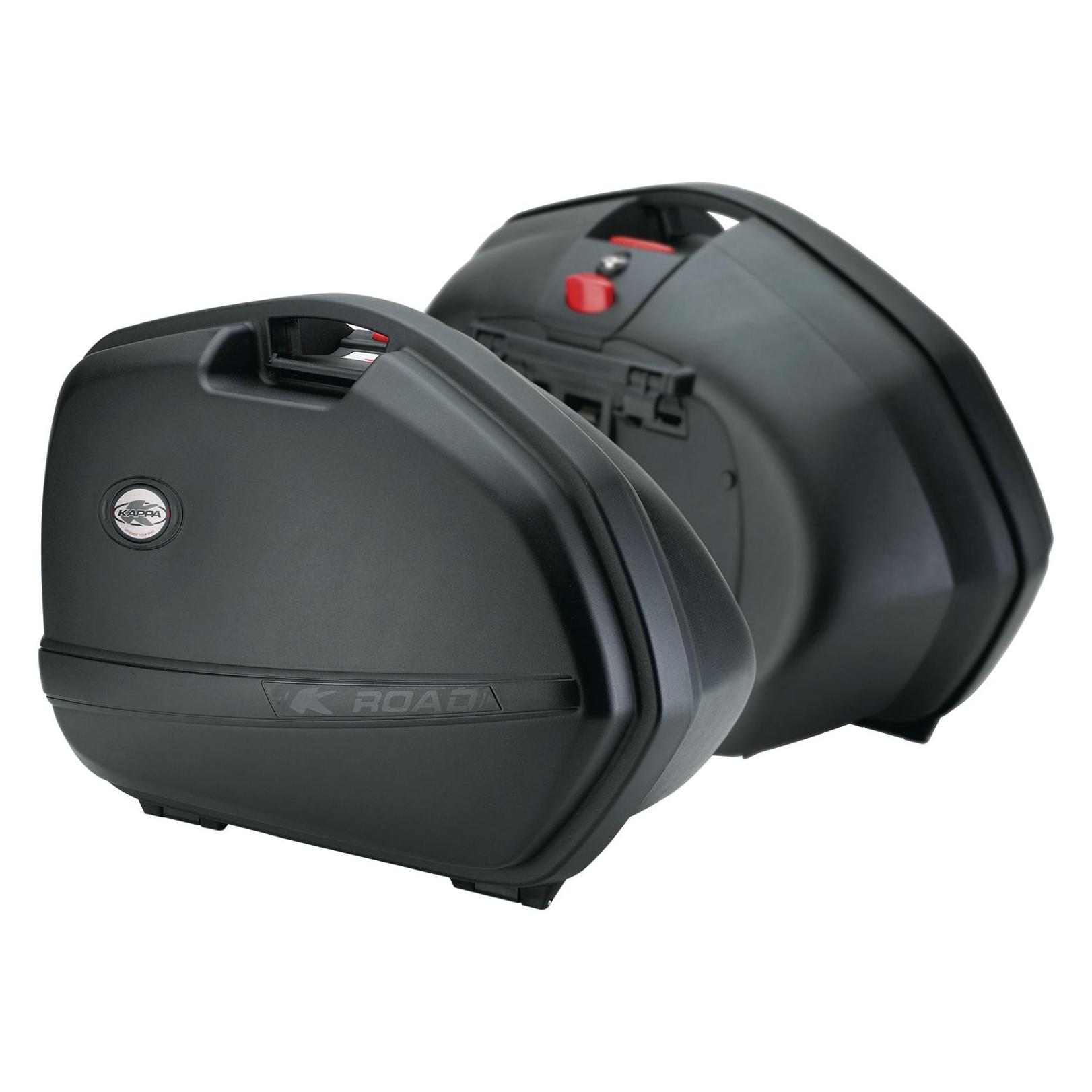Kappa K33N Seitenkoffer-Set schwarz (33 l) (K33N)