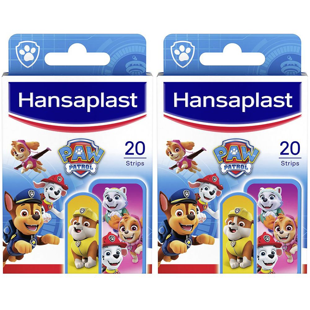 2x Hansaplast Kinder Pflasterstrips Paw Patrol 2x20 St Pflaster