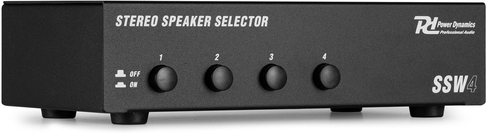 Power Dynamics Ssw4 Lautsprecher-Wahlschalter 4-Wege