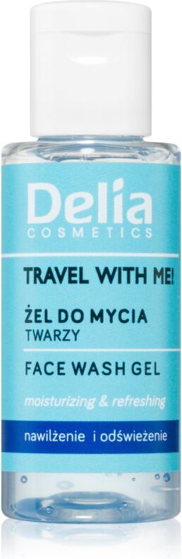 Delia Cosmetics Travel with me cleansing gel for the face 50 ml