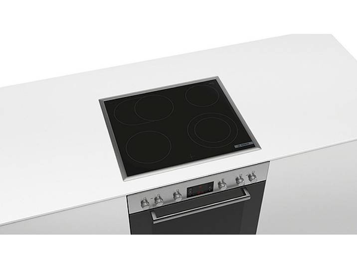 BOSCH Elektro-Herd-Set HND671LS62, AirFry-Funktion im Ofen & eine Bräterzone für großes Kochgeschirr