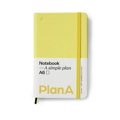 Notizbuch A6 Hardcover Blanko Lemon Yellow, von , Bücher.de