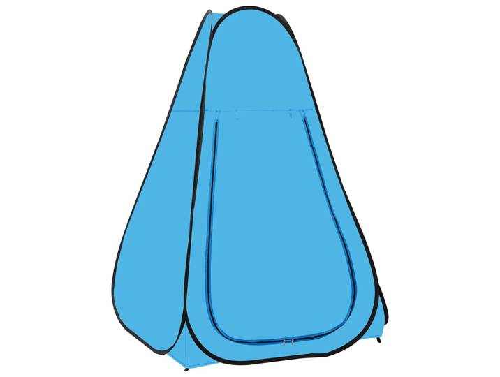 vidaXL Pop-Up Duschzelt Blau