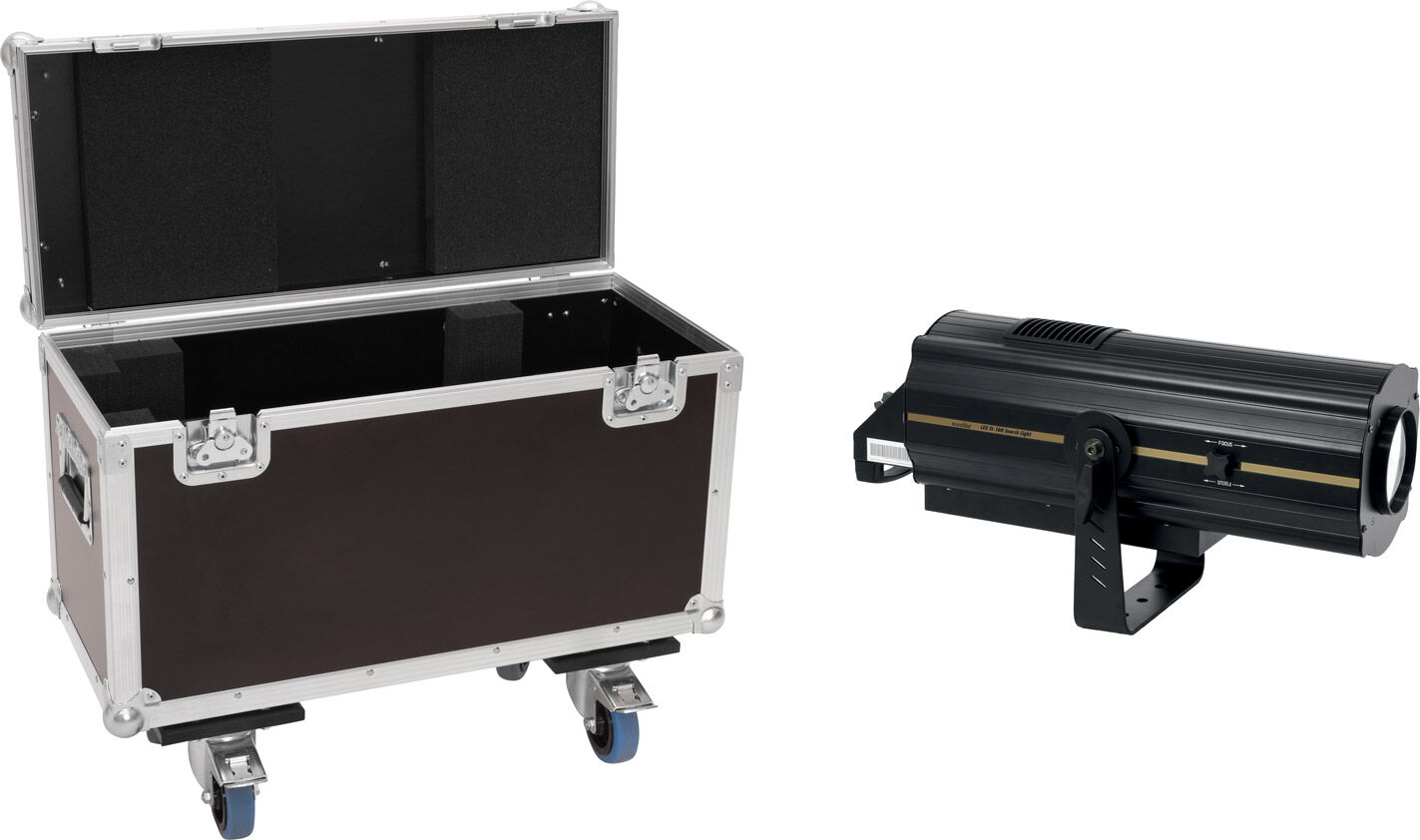 EuroLite Set Led Sl-160 Search Light + Case Mit Rollen