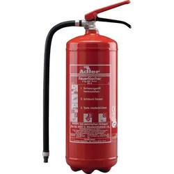 Pulverfeuerlöscher Adler PDE12 12 kg m.Dauerdruck Brandkl.43 A 233 B C m.Wandh.