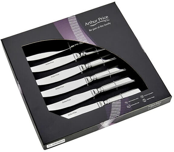 Arthur Price Classic Grecian Set of 6 Steak Knives