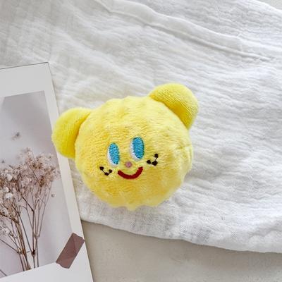 Market Central Durable Squeaky Dog Ball Toy Chew Resistant Interactive Fetch Ball For Puppies yellow