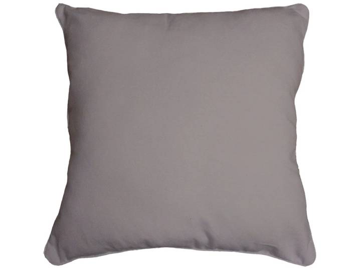 Kissen PANAMA 45x45cm grau unifarben