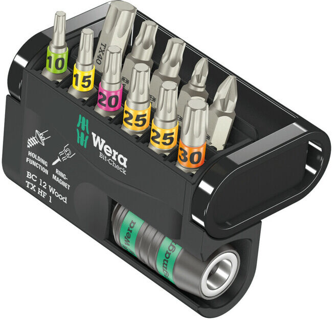 Wera Bit-Check 12 Wood TX HF 1, 12 pièces (05057435001)