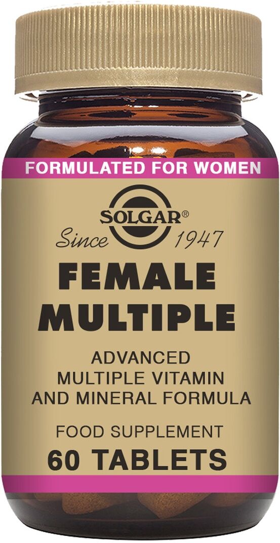 SOLGAR 60 Comprimidos Female Múltiple .