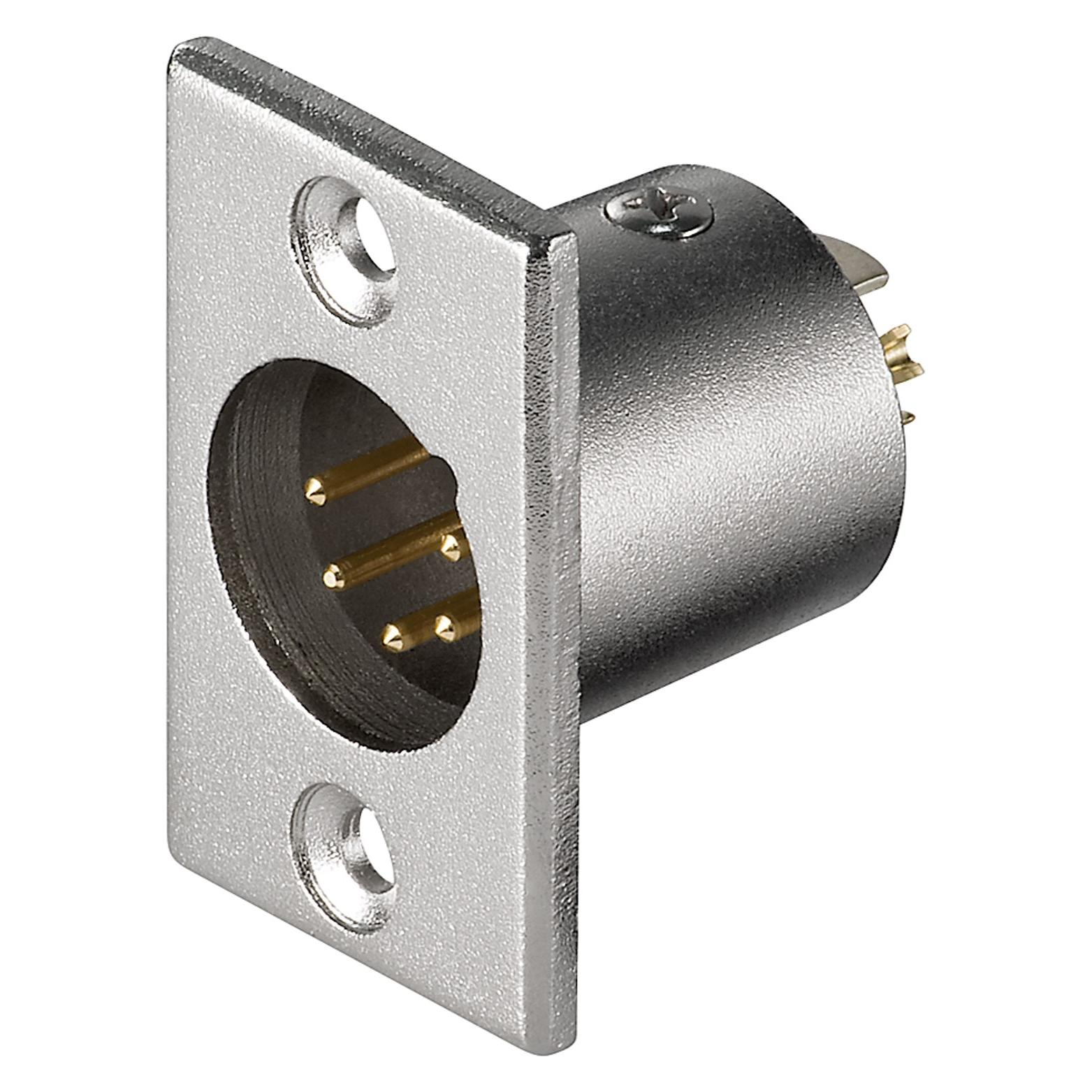Goobay Mikrofon-Einbaustecker, 5 Pin (11966)